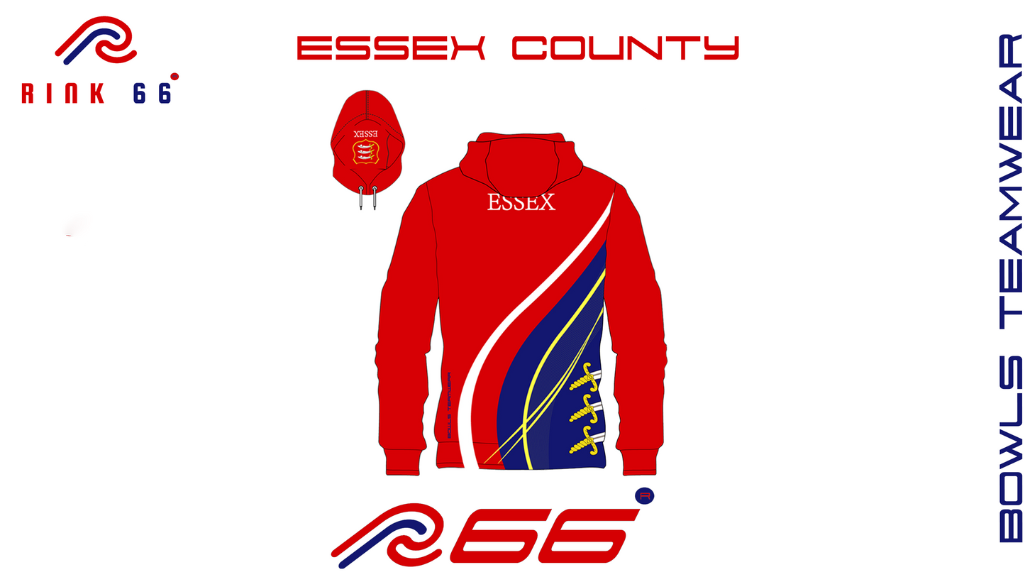Pre-Order Essex County Bowling Association Red/Blue Bowls Team Hoodie.