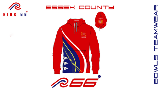 Pre-Order Essex County Bowling Association Red/Blue Bowls Team Hoodie.