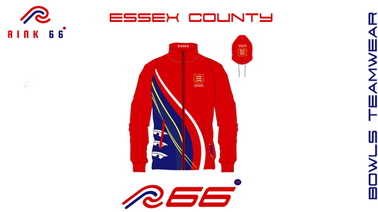 Pre-Order Essex County Bowling Association Red/Blue Bowls Team Jacket.